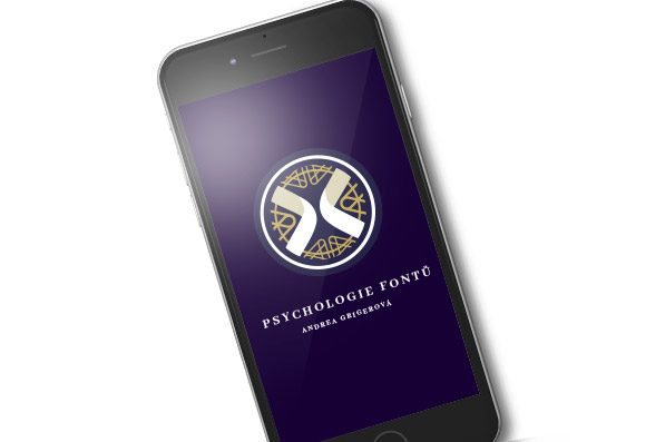 Psychologie fontů - logo na mobilu